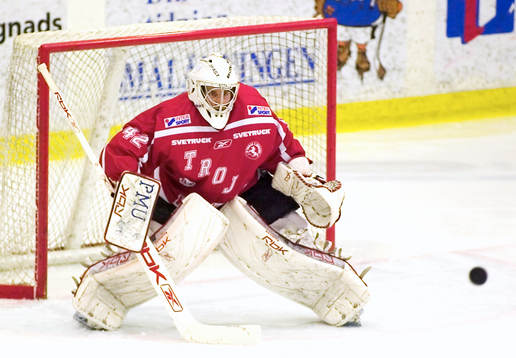 Petter Sandström, målvakt, Troja