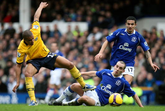 Fotboll, Premier League (Engelsk Liga), Everton v West