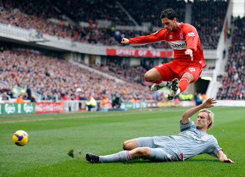 Fotboll, Premier League (Engelsk Liga), Middlesbrough v