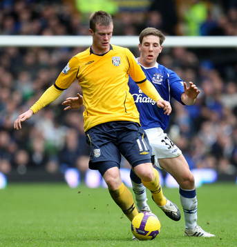 Fotboll, Premier League (Engelsk Liga), Everton v West