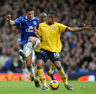 Fotboll, Premier League (Engelsk Liga), Everton v West