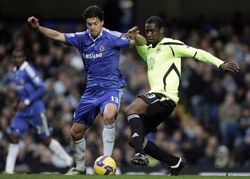 Michael Ballack, Chelsea och Olivier Kapo, Wigan