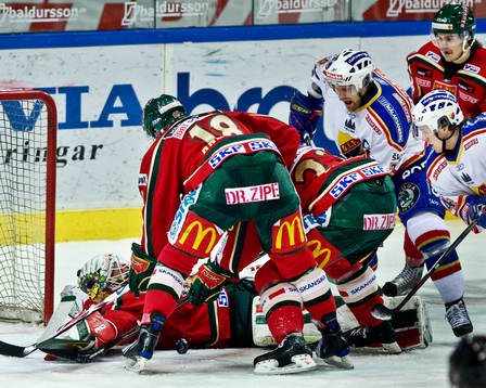 Joakim Andersson, Johan Holmqvist, målvakt, Frölunda.