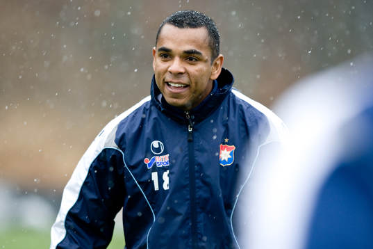 Alvaro Santos första träning med Örgryte
