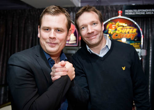 Mikael Stahre, tränare, AIK och Kim Bergstrand,  tränare,