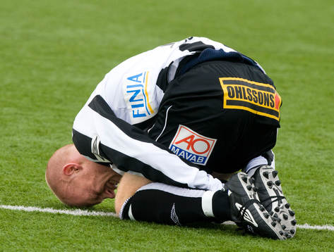 Max Mölder, Landskrona, skada
