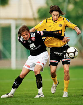 Daniel Nordmark, Elfsborg, tas åt hårt