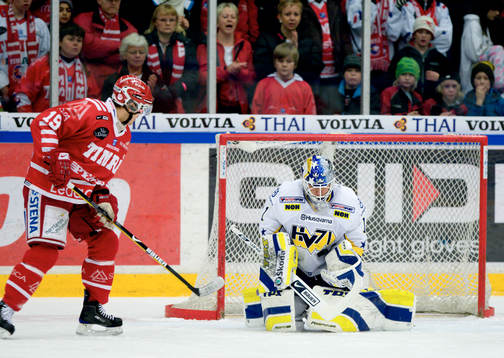 Stefan Liv, Målvakt HV71 och Björn Svensson, Timrå