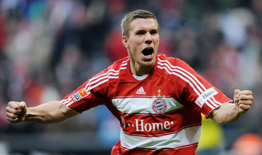 Lukas Podolski, glädje, jubel