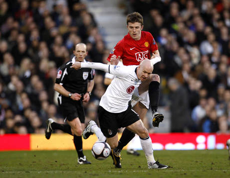Andy Johnson, Fulham och Michael Carrick, Manchester United