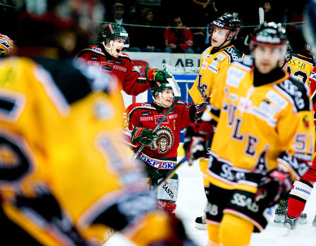Jonas Johnson, Niklas Andersson, Frölunda jubel mellan