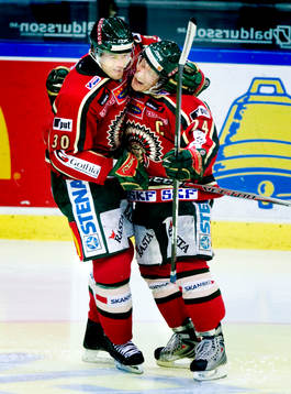 Jonas Johnson, Niklas Andersson,  jubel