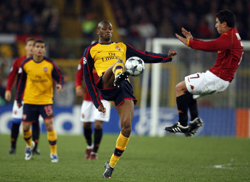 Abou Diaby, Arsenal och David Pizarro, Roma