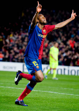 Seydou Keita, Barcelona jubel