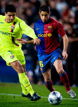 Ederson, Lyon, Sylvinho, Barcelona