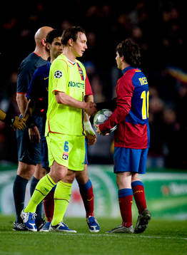 Kim Källström, Lyon tackar Lionel Messi, Barcelona