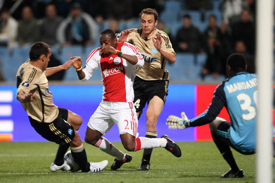 Fotboll, UEFA-Cupen, Marseille - Ajax