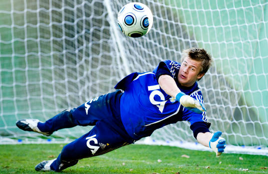 Erik Dahlin, målvakt