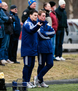 Zoran Lukic, tränare, och Andree Jeglertz, tränare
