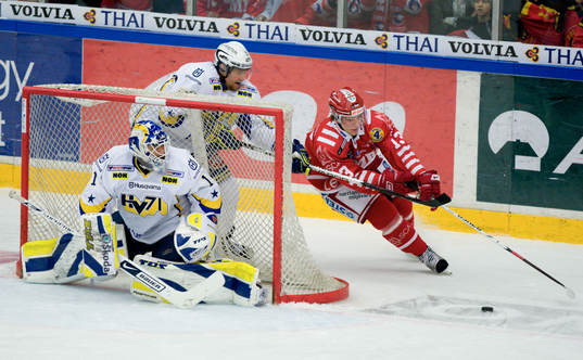 Tom Wandell, Timrå mot Stefan Liv, Målvakt HV71 och Mikko