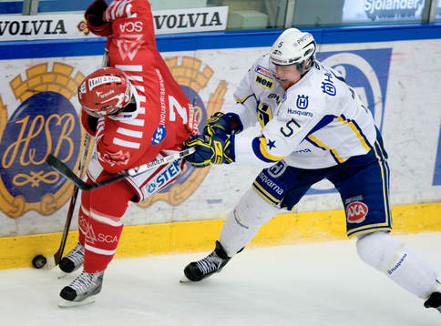 Fredrik Hynning, Timrå och Mikko Luoma, HV71