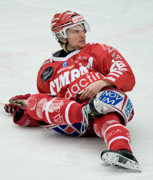 Timrås Mikko Lehtonen skridsko gick sönder just innan 2-3
