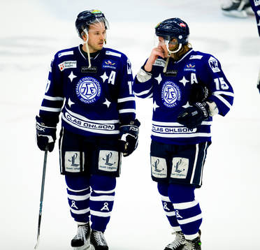 Mikael Karlberg och Jan Huokko, Leksand, depp