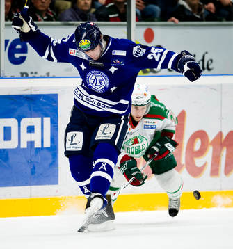 Mathias Johansson, Leksand och Chris Abbott, Rögle