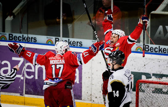 Jason Morgan och Dragan Umecevic, Södertälje jubel