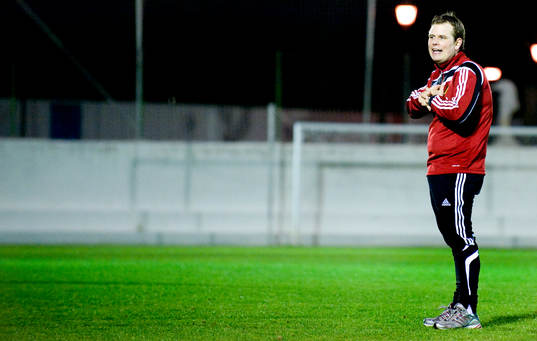 Mikael Stahre, tränare i AIK