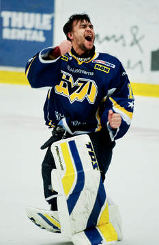 Stefan Liv, målvakt, jubel