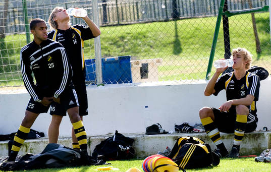 Yussuf Saleh, Pierre Bengtsson, Pontus Engblom, AIK