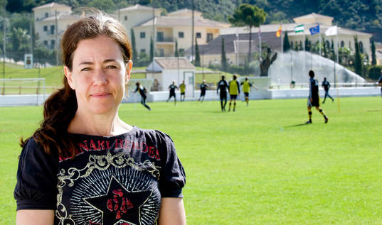 Fotboll, AIK har träningsläger i Benhavis. Petra Thoren,