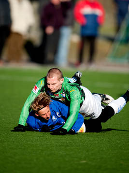 Viktor Svensson, Trelleborg och Rickard Spong, Gais