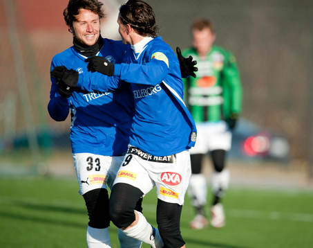 Mattias Nylund och Daniel Jovanovic, jubel