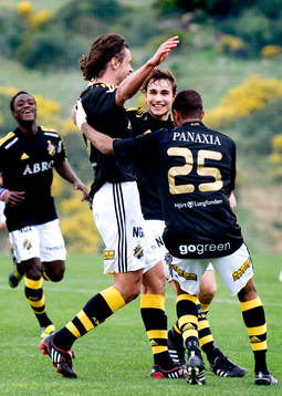 Ivan Obolo jubel, AIK