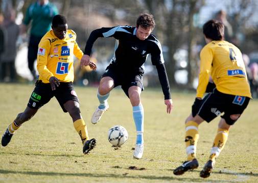 Miljan Mutavdzic, Malmö och Patrick Osiako och Daniel