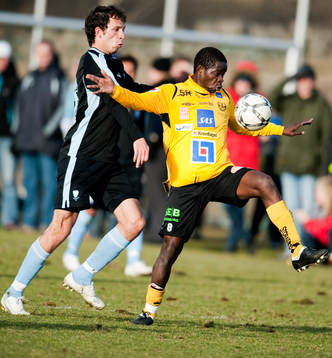 Miljan Mutavdzic, Malmö och Patrick Osiako, Mjällby