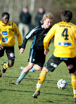 Rick Kruys, Malmö och Patrick Osiako och Daniel Ivanovski,