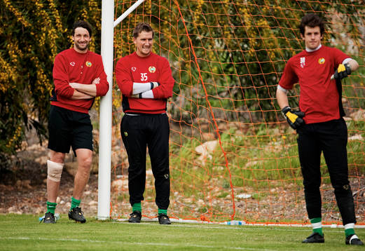 Hammarbys tre målvakter: Rami Shaaban, Kristoffer