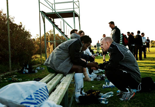 Monday James, Hammarby, tas om hand av Mikael Klotz,