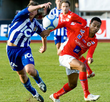 Gustav Svensson, Göteborg och Abiola Dauda, Kalmar