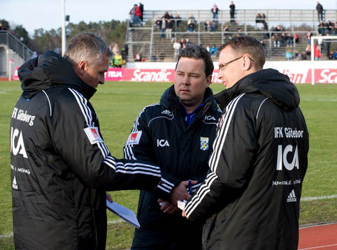 Stefan Rehn och Jonas Olsson, tränare, Göteborg