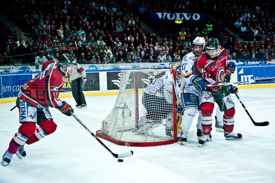 Magnus Kahnberg, Mikael Johansson, Frölunda. Andreas Falk,