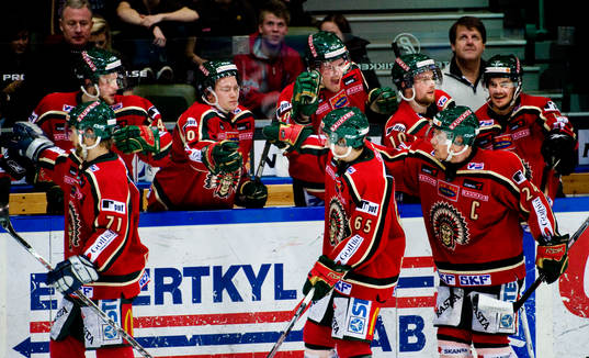 Frölunda jubel i båset