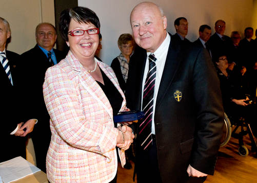 Förtjänsttecken i guld, Britt Lindberg Frillesås IF,
