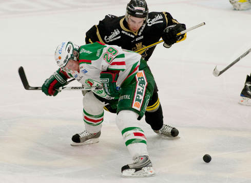 Chris Abbott, Rögle och Christian Sandberg, AIK