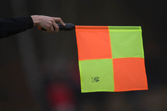 Sidoflagga. Offside