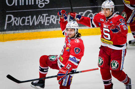 Daniel Josefsson och Linus Videll, jubel