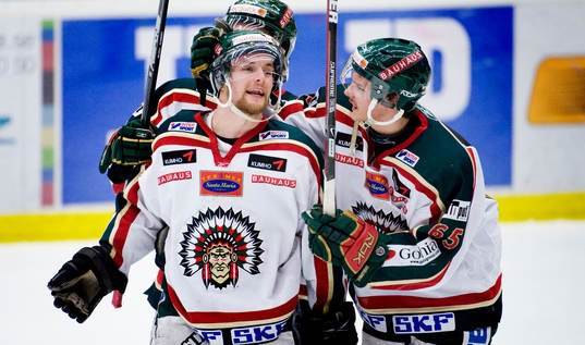 Fredrik Pettersson, Frölunda jubel, gratuleras